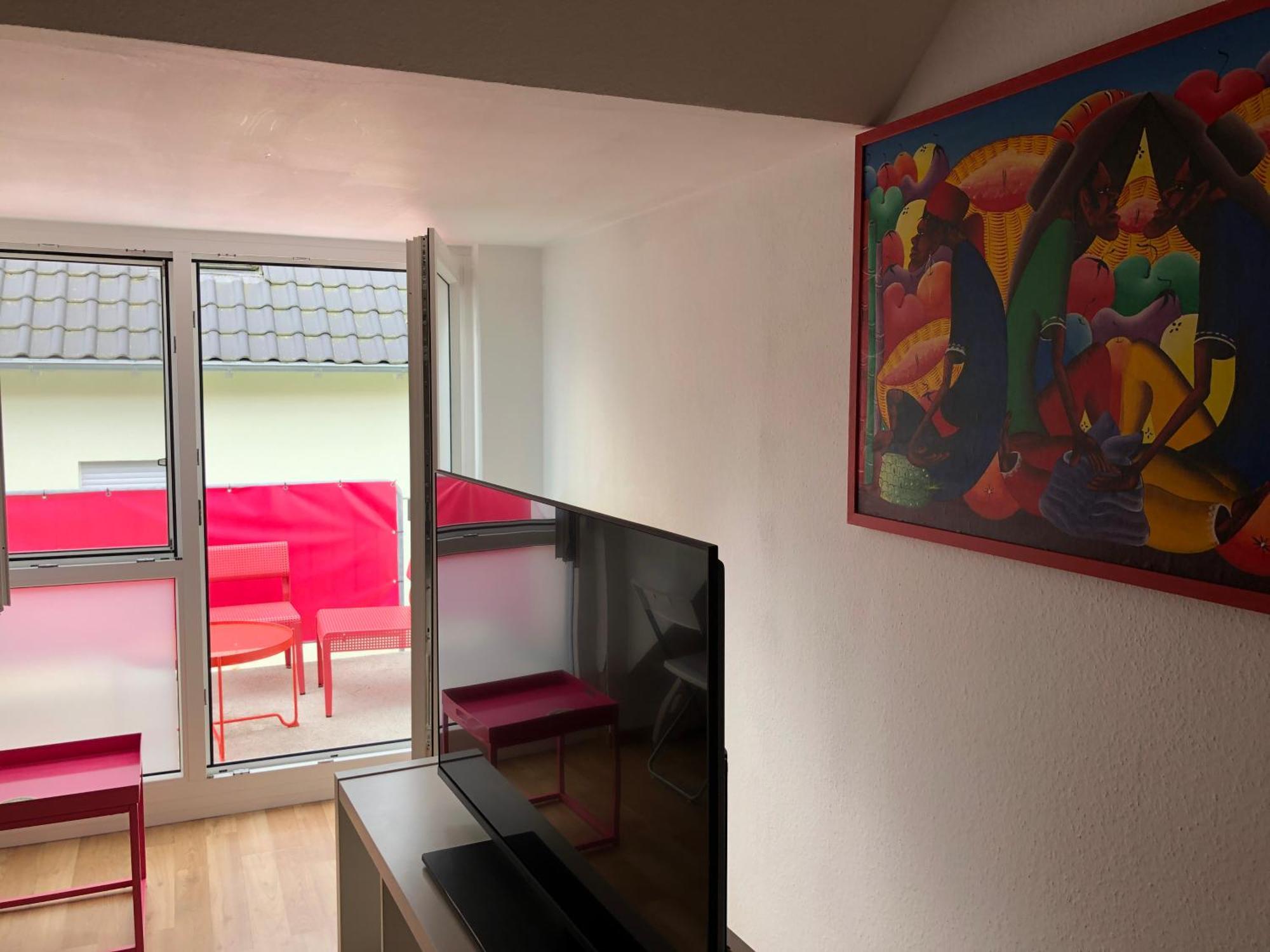 Studio Ochsenfurt Mit Sonnigem Balkon Exterior foto